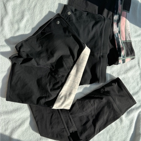 Lululemon shorts & cropped leggings bundle! (Read description) - Picture 1 of 8